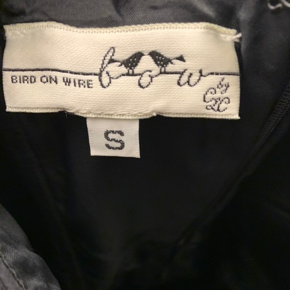 Fun Black and White Pattern Party Dress by Bird On a Wire - Picture 3 of 4